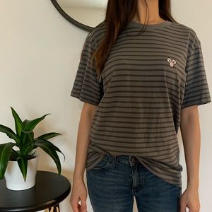 UNIQLO X KAWS Small Bff Stripe Tee Gray 2019